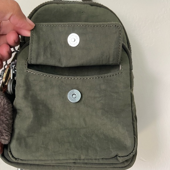 Green Kipling Alber 3-in-1 Convertible Mini Bag Backpack - Picture 6 of 10